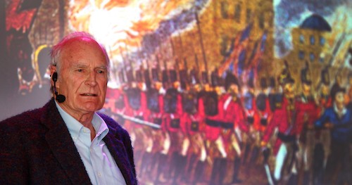 4. Peter Snow takes to the stage at the Ross Conference, Rostrevor to give his key address about the War of 1812 and the Men who Burned the White House – based on his new book. 4. Peter Snow takes to the stage at the Ross Conference, Rostrevor to give his key address about the War of 1812 and the Men who Burned the White House – based on his new book.